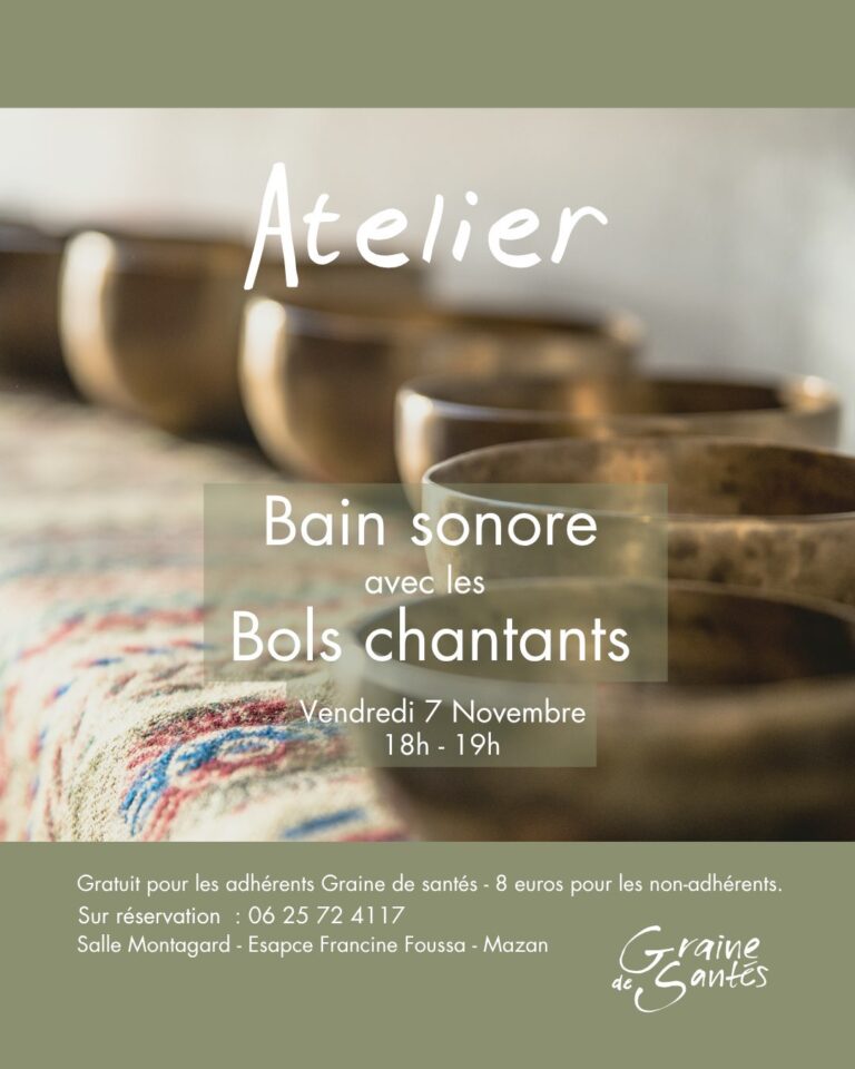 Relaxation avec les bols chantants