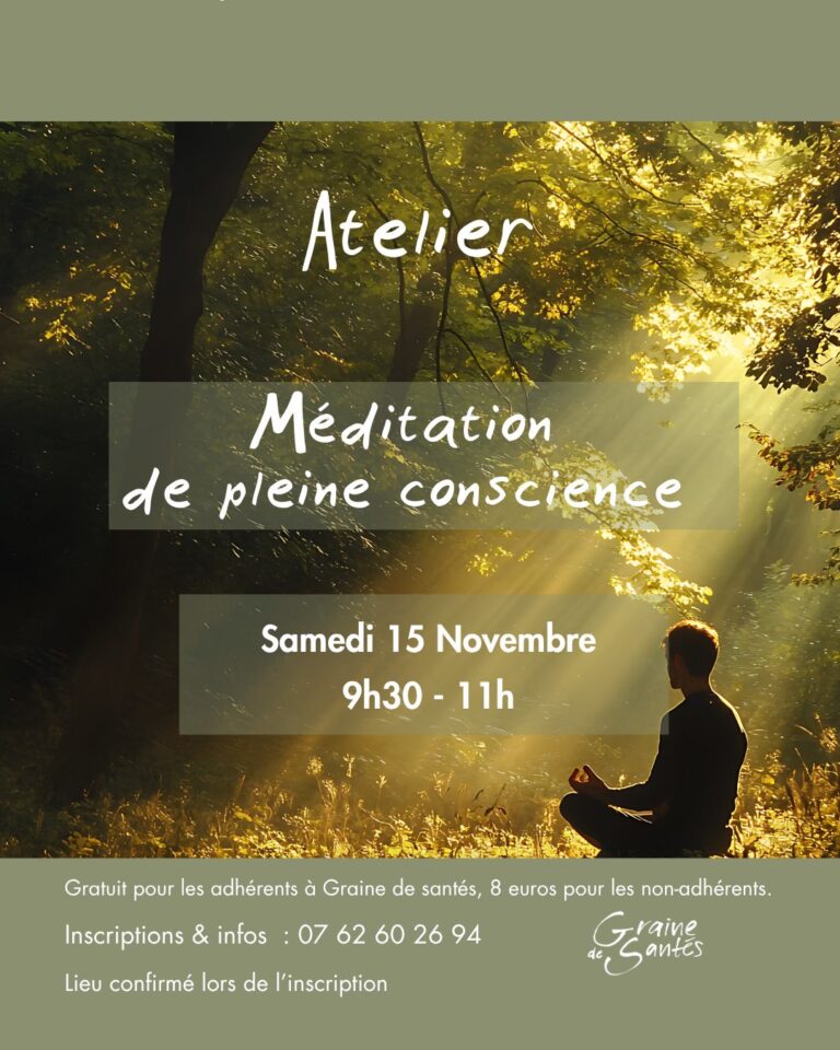 Initiation et soutien à la pratique de pleine conscience